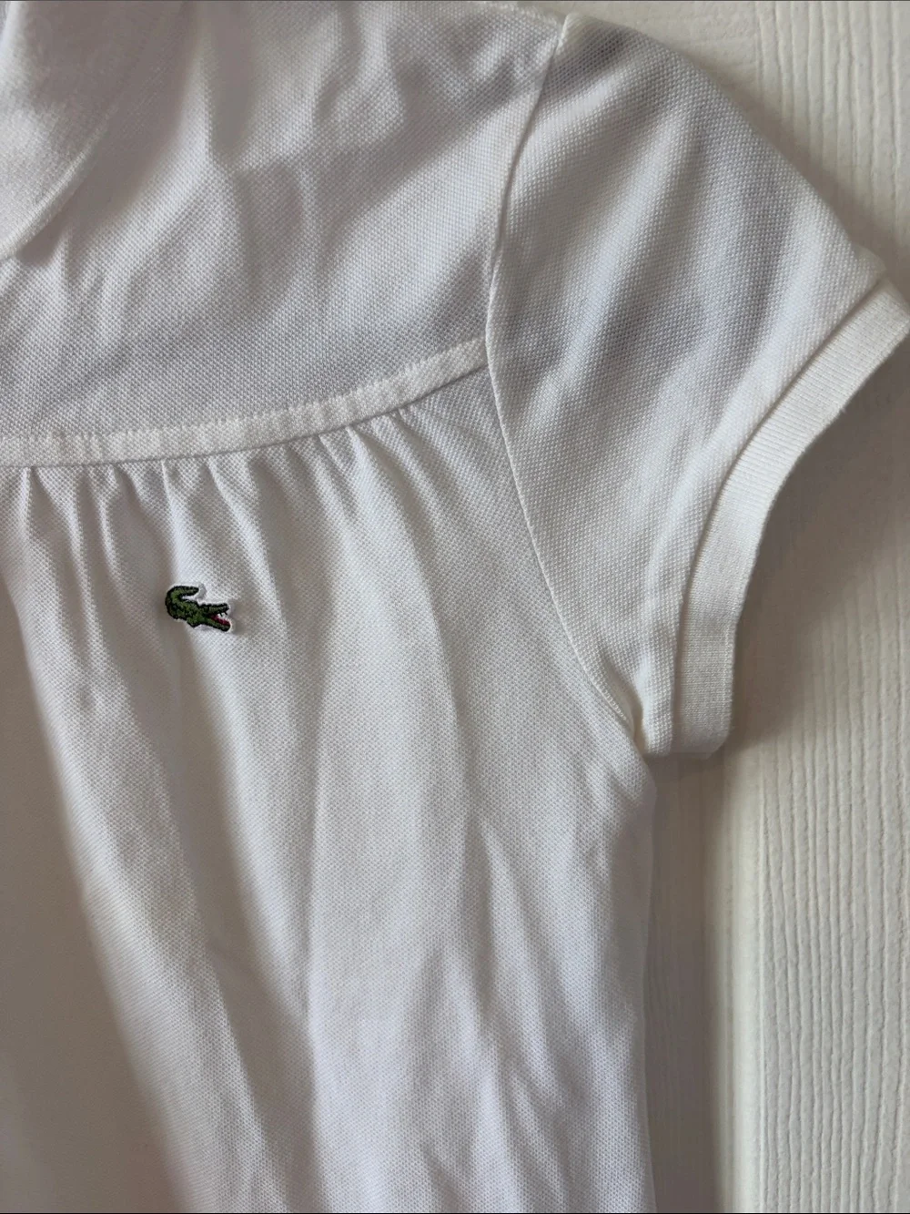 Lacoste White Girls' Polo Tee with Short Sleeves and Abercrombie girls top